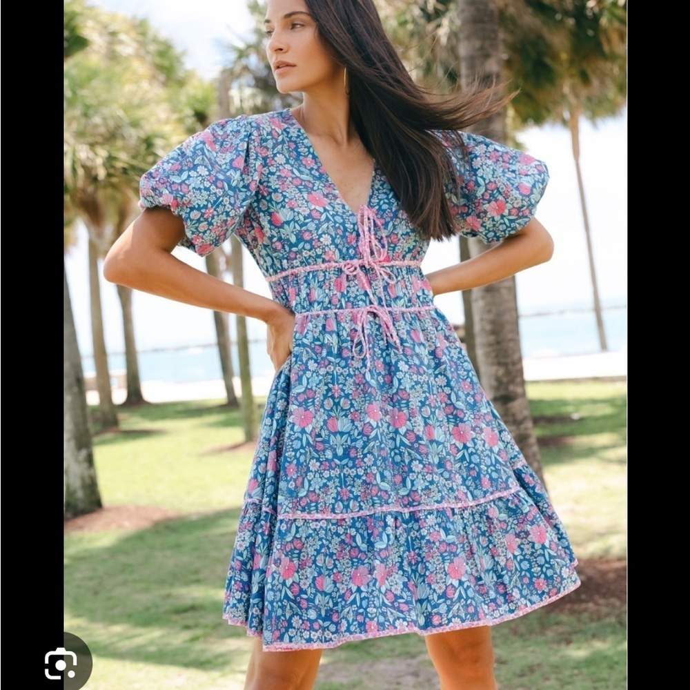 Shoshanna tiska floral print dress size 12 new with tags - Picture 3 of 5
